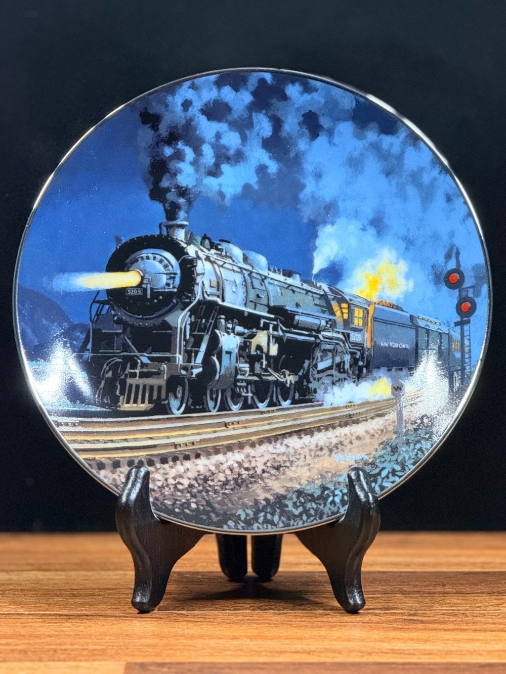 1992 EDWIN E. KNOWLES “The Twentieth Century Limited” by R. E. Pierce Plate